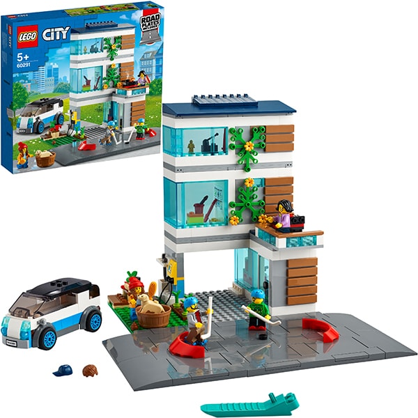 LEGO City: Casa familiei 60291, 5 ani+, 388 piese