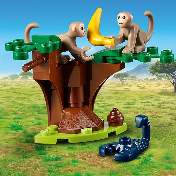 LEGO City: ATV de salvare a animalelor salbatice 60300, 5 ani+, 74 piese