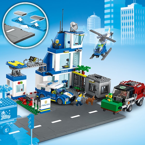 LEGO City: Sectie de politie 60316, 6 ani+, 668 piese