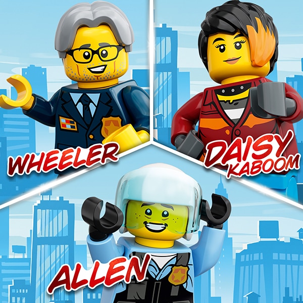 LEGO City: Sectie de politie 60316, 6 ani+, 668 piese