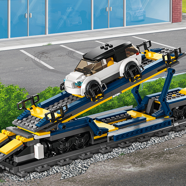 LEGO City: Tren de marfa 60336, 7 ani+, 1153 piese