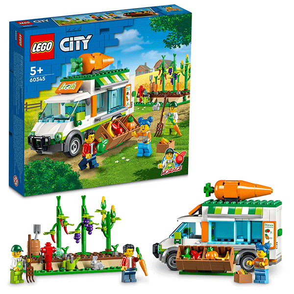 LEGO City: Furgoneta fermierului 60345, 5 ani+, 310 piese