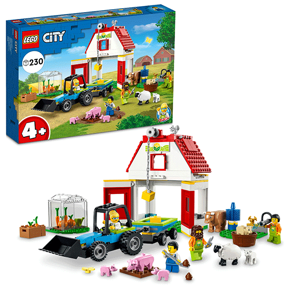 LEGO City: Hambar ai animale de ferma 60346, 4 ani+, 230 piese
