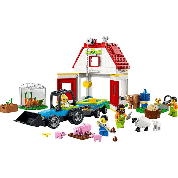 LEGO City: Hambar ai animale de ferma 60346, 4 ani+, 230 piese
