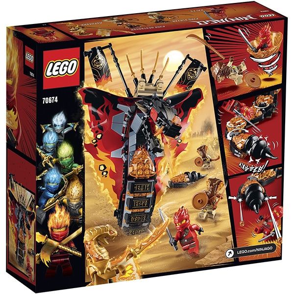 LEGO Ninjago: Gheara de Foc 70674, 8 ani+, 463 piese