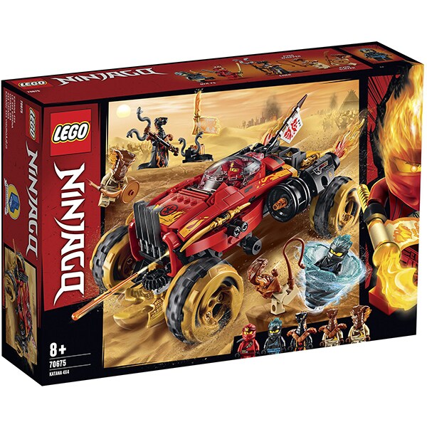 LEGO Ninjago: Katana 4x4 70675, 8 ani+, 450 piese
