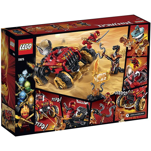 LEGO Ninjago: Katana 4x4 70675, 8 ani+, 450 piese