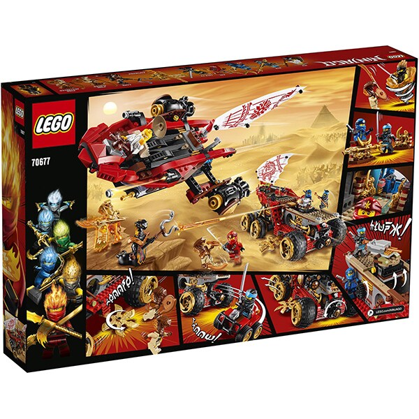 LEGO Ninjago: Bounty de teren 70677, 9 ani+, 1178 piese