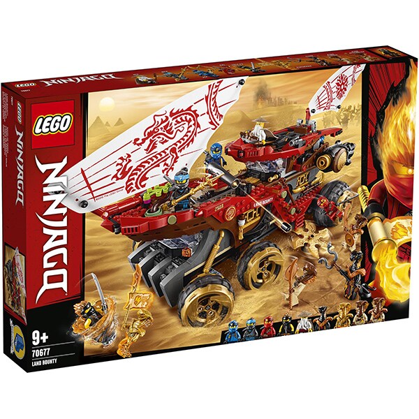 LEGO Ninjago: Bounty de teren 70677, 9 ani+, 1178 piese