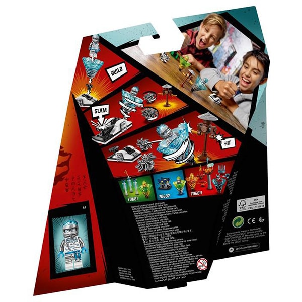 LEGO Ninjago: Slam Spinjitzu Zane 70683, 7 ani+, 63 piese