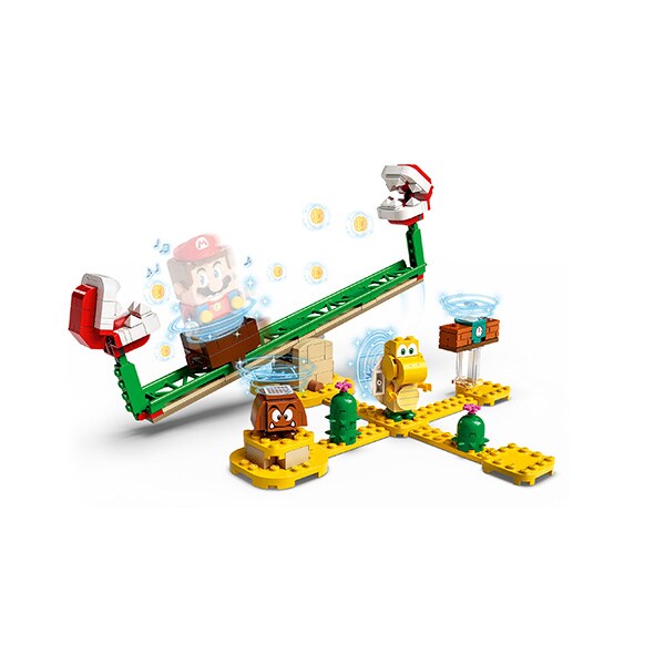 LEGO Mario: Set de extindere Toboganul Plantei Piranha 71365, 7 ani+, 217 piese
