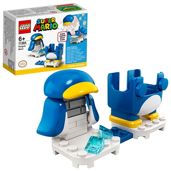 LEGO Super Mario: Costum de puteri - Mario Pinguin 71384, 6 ani+, 18 piese