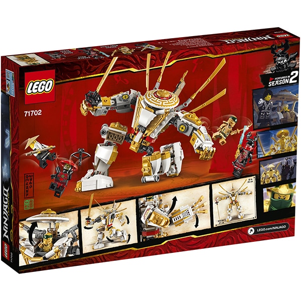 LEGO Ninjago: Robot de aur 71702, 8 ani+, 489 piese