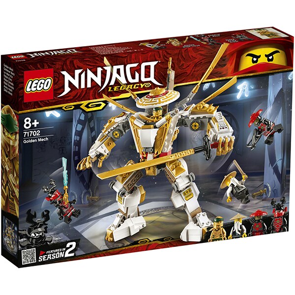 LEGO Ninjago: Robot de aur 71702, 8 ani+, 489 piese