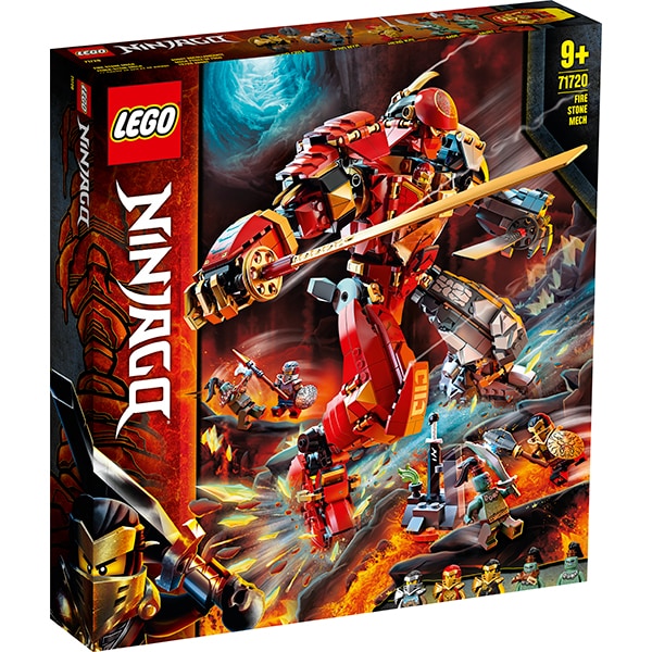 LEGO Ninjago: Robot Piatra de foc 71720, 9 ani+, 968 piese