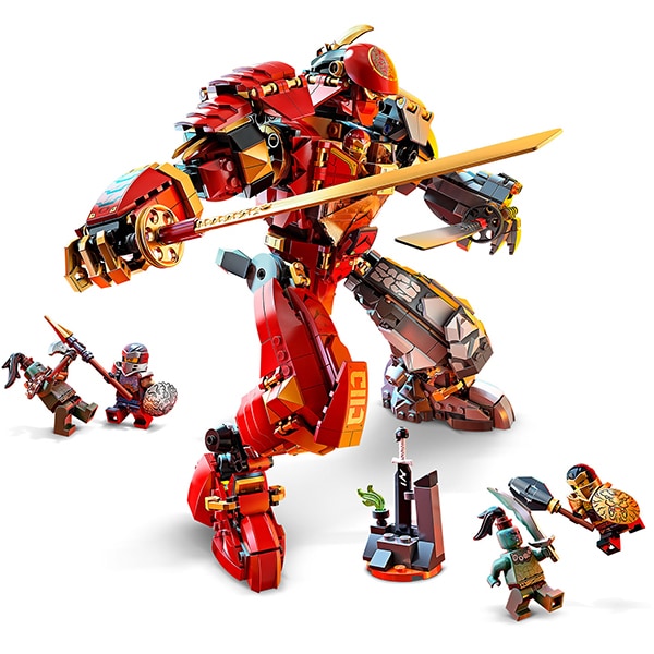 LEGO Ninjago: Robot Piatra de foc 71720, 9 ani+, 968 piese
