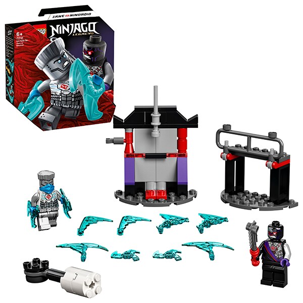 LEGO Ninjago: Set de lupta epica - Zane contra Nindroid 71731, 6 ani+, 57 piese