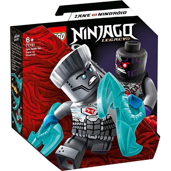 LEGO Ninjago: Set de lupta epica - Zane contra Nindroid 71731, 6 ani+, 57 piese