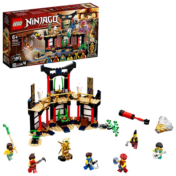 LEGO Ninjago: Turnirul Elementelor 71735, 6 ani+, 283 piese