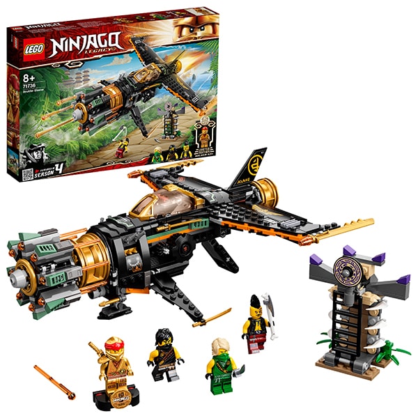 LEGO Ninjago: Boulder Blaster 71736, 8 ani+, 449 piese