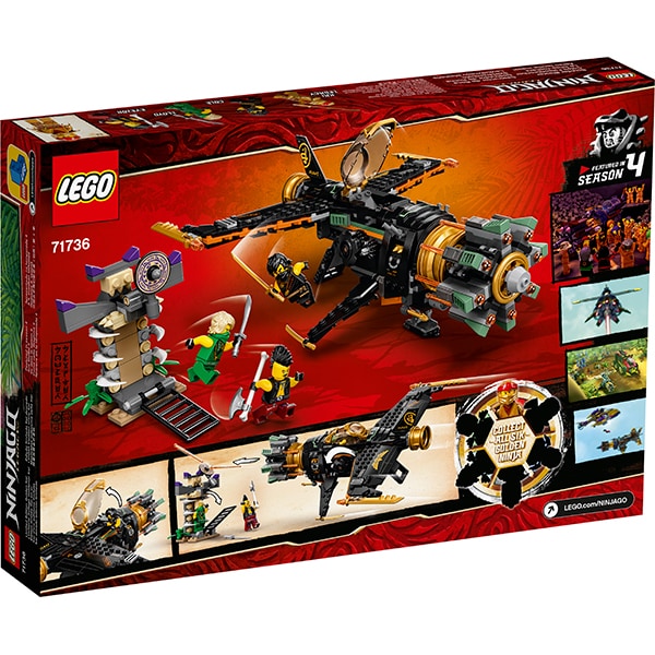 LEGO Ninjago: Boulder Blaster 71736, 8 ani+, 449 piese