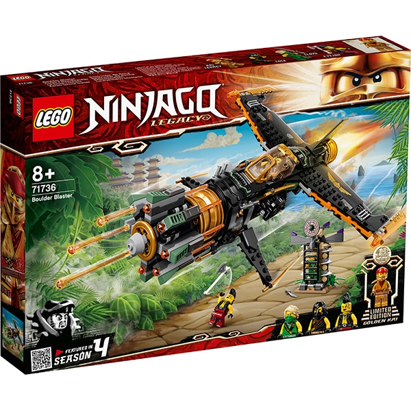 LEGO Ninjago: Boulder Blaster 71736, 8 ani+, 449 piese