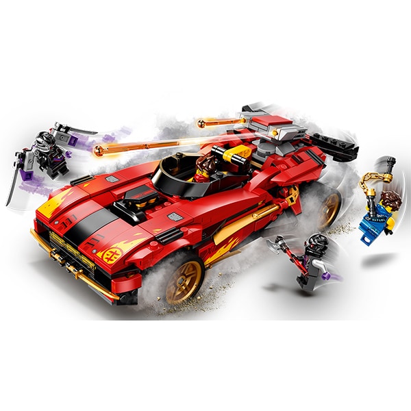 LEGO Ninjago: incarcator Ninja X-1 71737, 8 ani+, 599 piese