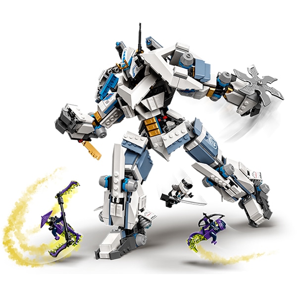 LEGO Ninjago: Lupta cu robotul de titan a lui Zane 71738, 9 ani+, 840 piese
