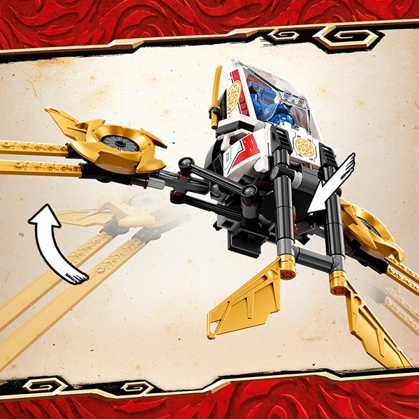 LEGO Ninjago: Ultra Sonic Raider 71739, 9 ani+, 725 piese