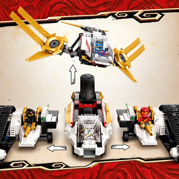 LEGO Ninjago: Ultra Sonic Raider 71739, 9 ani+, 725 piese