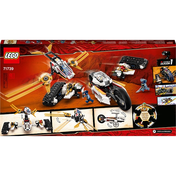 LEGO Ninjago: Ultra Sonic Raider 71739, 9 ani+, 725 piese