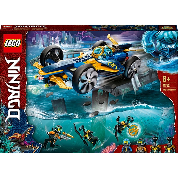 LEGO Ninjago: Sub Speeder Ninja 71752, 8 ani+, 356 piese