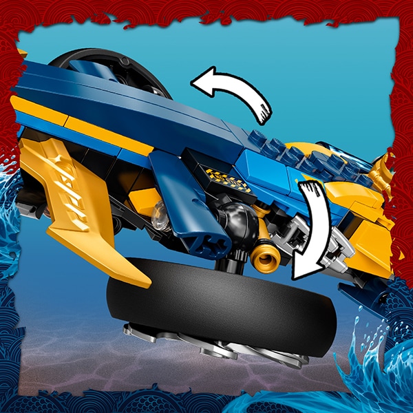 LEGO Ninjago: Sub Speeder Ninja 71752, 8 ani+, 356 piese