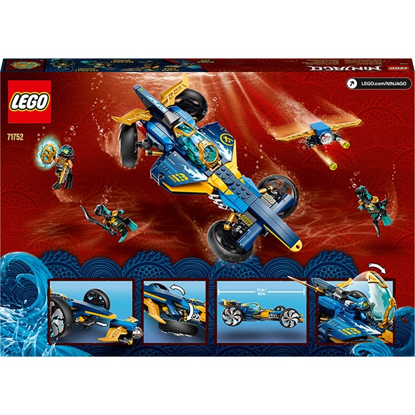 LEGO Ninjago: Sub Speeder Ninja 71752, 8 ani+, 356 piese