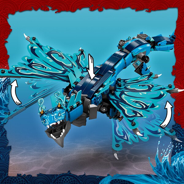 LEGO Ninjago: Dragon de apa 71754, 9 ani+, 737 piese