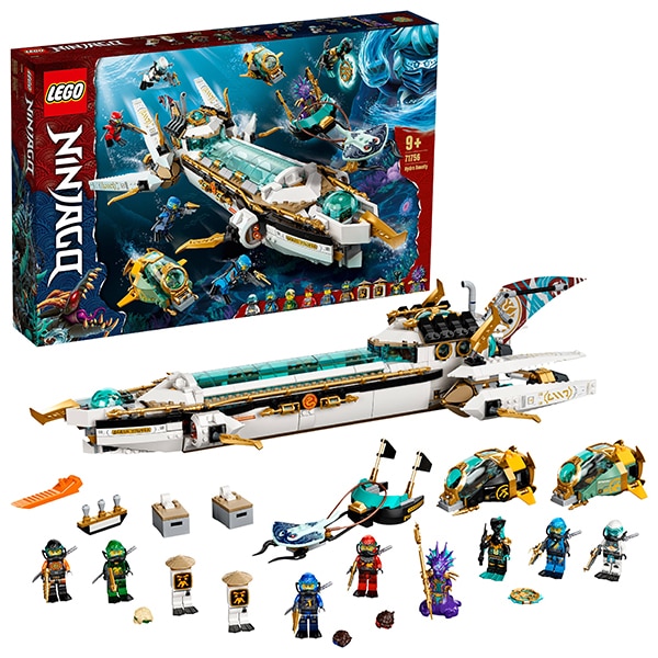LEGO Ninjago: Hydro Bounty 71756, 9 ani+, 1159 piese
