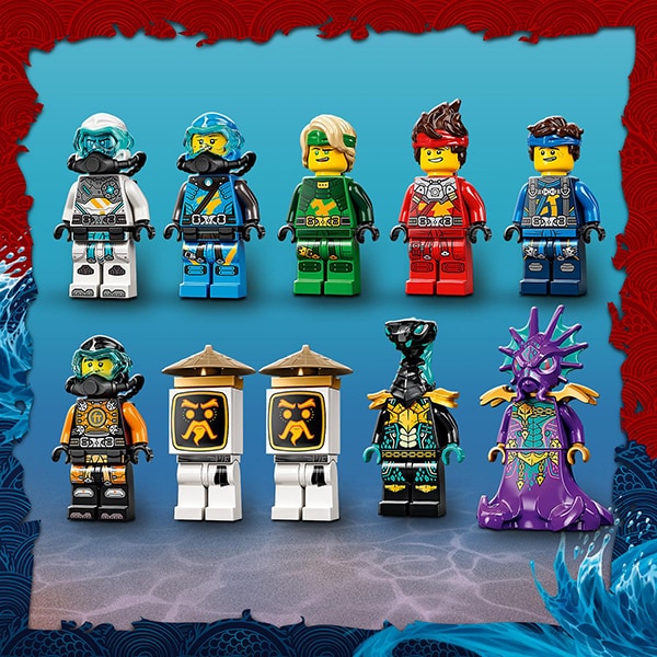 LEGO Ninjago: Hydro Bounty 71756, 9 ani+, 1159 piese