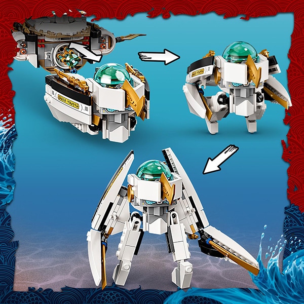 LEGO Ninjago: Hydro Bounty 71756, 9 ani+, 1159 piese