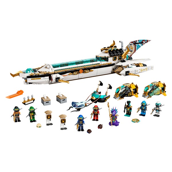 LEGO Ninjago: Hydro Bounty 71756, 9 ani+, 1159 piese