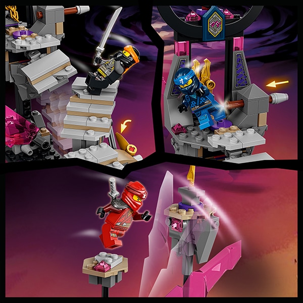 LEGO Ninjago: Templul regelui Cristal 71771, 8 ani+, 703 piese