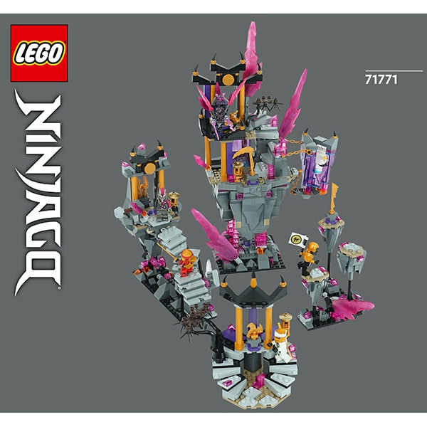 LEGO Ninjago: Templul regelui Cristal 71771, 8 ani+, 703 piese