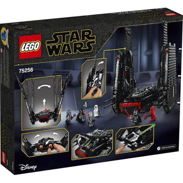 LEGO Star Wars: Naveta lui Kylo Ren 75256, 10 ani+, 1005 piese