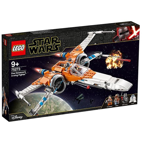 LEGO Star Wars: X-wing Fighter al lui Poe Dameron 75273, 9 ani+, 761 piese