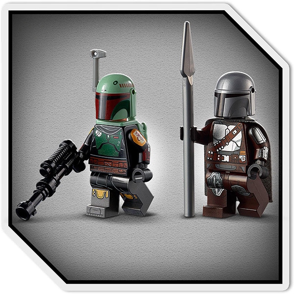 LEGO Star Wars: Boba Fetts Starship 75312, 9 ani+, 593 piese