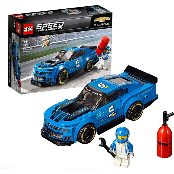 LEGO Speed: Champions Masina de curse Chevrolet Camaro ZL1 75891, 7 ani+, 198 piese