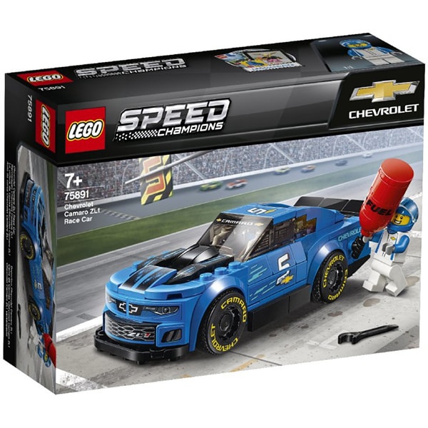 LEGO Speed: Champions Masina de curse Chevrolet Camaro ZL1 75891, 7 ani+, 198 piese
