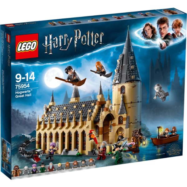 LEGO Harry Potter: Sala Mare Hogwarts 75954, 9 - 14 ani, 878 piese