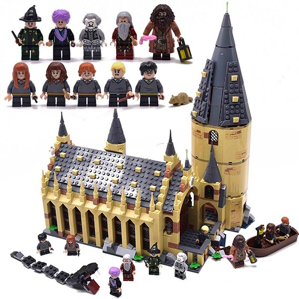 LEGO Harry Potter: Sala Mare Hogwarts 75954, 9 - 14 ani, 878 piese