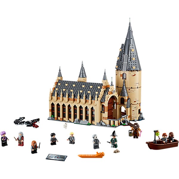 LEGO Harry Potter: Sala Mare Hogwarts 75954, 9 - 14 ani, 878 piese