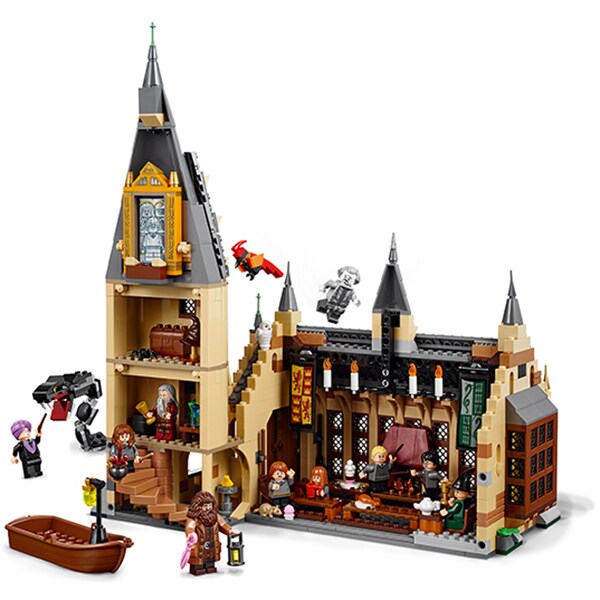 LEGO Harry Potter: Sala Mare Hogwarts 75954, 9 - 14 ani, 878 piese